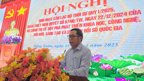 Câu lạc bộ Thời sự huyện Đồng Xuân tổ chức sinh hoạt quý I năm 2025